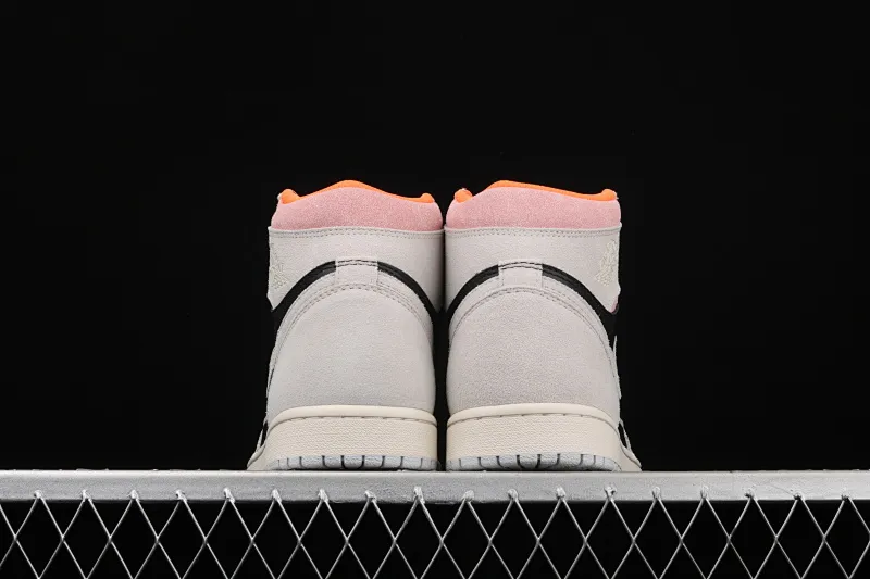 All categories Air Jordan Jordan series basketball shoes Air Jordan 1 High X version Air Jordan 1 "Neutral Grey" AJ1 Joe 1 gray pink suede/dirty pink 555088-018